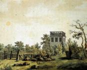 卡斯帕尔 大卫 弗里德里希 : Landscape With Pavilion